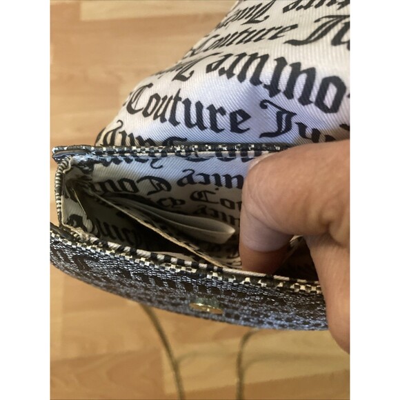 Mini Bag Juicy Couture Small Purse Bag Crossbody Chain Gold Bling Y2K Girly Logo - Picture 6 of 9